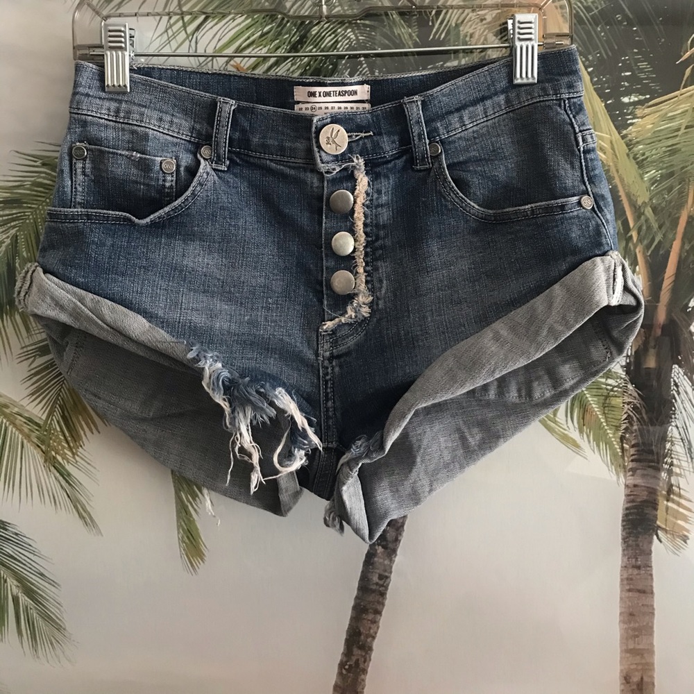 One Teaspoon Bandit Denim Shorts